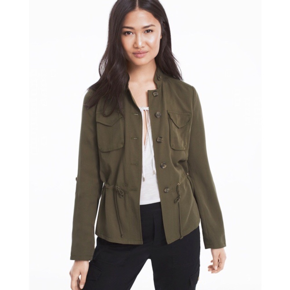 NWT White House Black Market Soft Utility Jacket